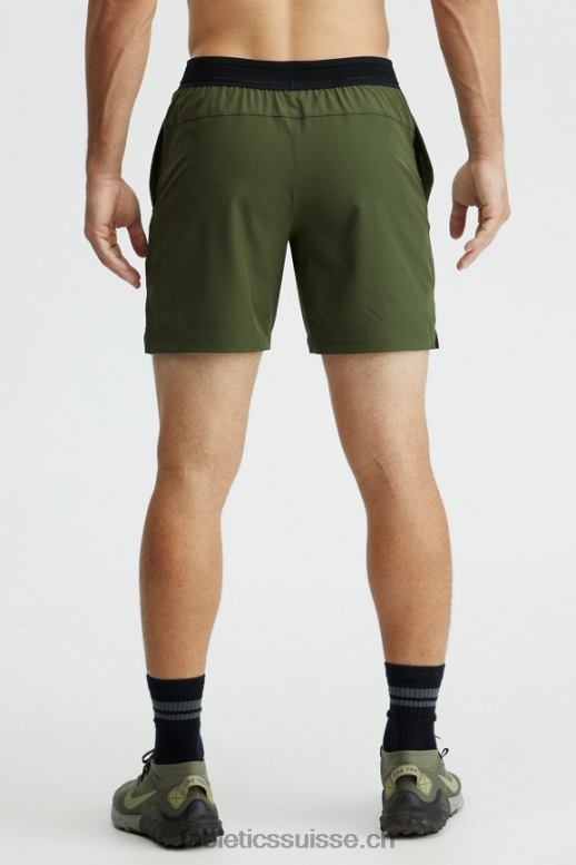 Hommes le court métrage fondamental 166 B0B6R3346 olive verte Fabletics