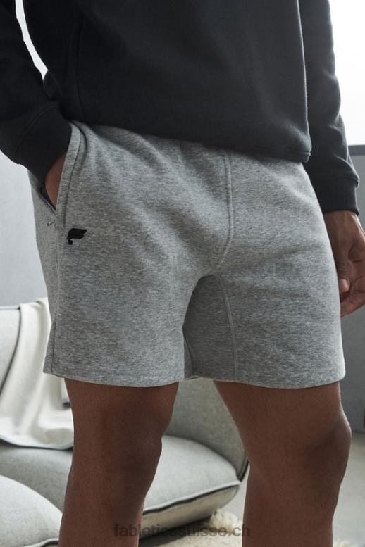 Hommes le court métrage incontournable B0B6R3309 gris chiné classique Fabletics