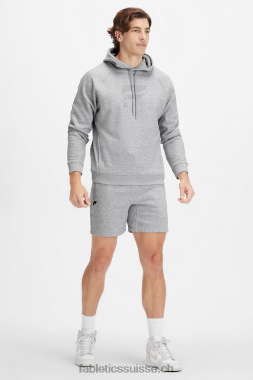 Hommes le court métrage incontournable B0B6R3309 gris chiné classique Fabletics