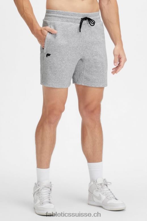 Hommes le court métrage incontournable B0B6R3309 gris chiné classique Fabletics