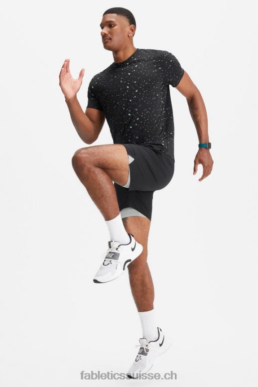 Hommes le fondamental court ii (linéaire) 132 B0B6R3126 noir Fabletics