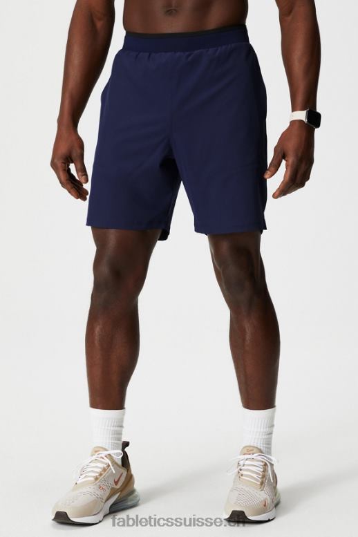 Hommes le fondamental court ii (linéaire) 133 B0B6R3127 bleu marine profond Fabletics