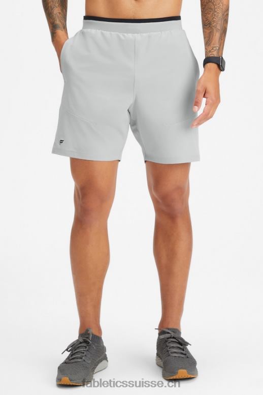 Hommes le fondamental court ii (linéaire) 133 B0B6R3128 gris minéral Fabletics