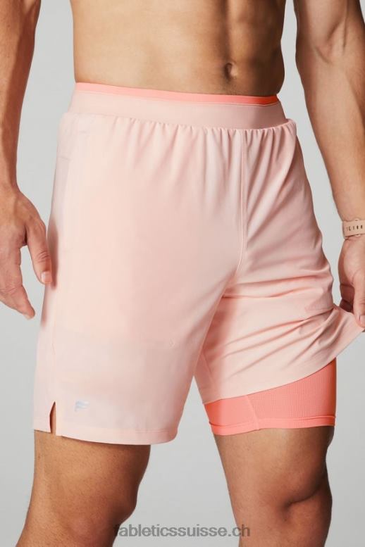 Hommes le fondamental court ii (linéaire) 133 B0B6R3130 crème au beurre rose Fabletics