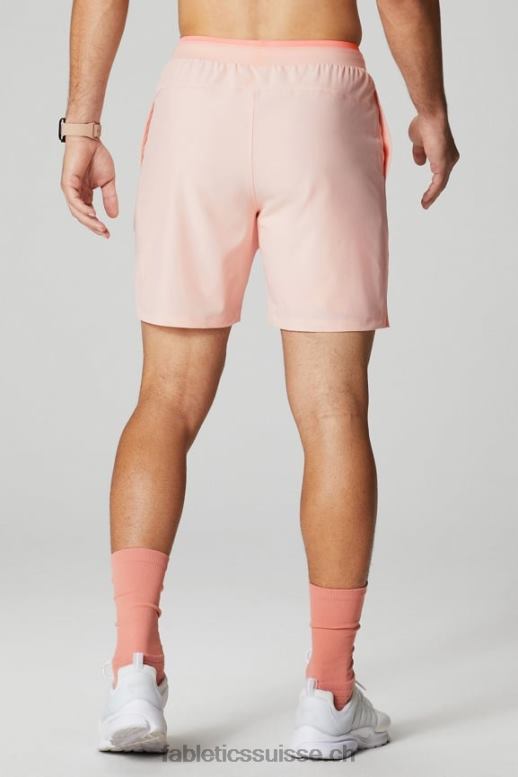 Hommes le fondamental court ii (linéaire) 133 B0B6R3130 crème au beurre rose Fabletics