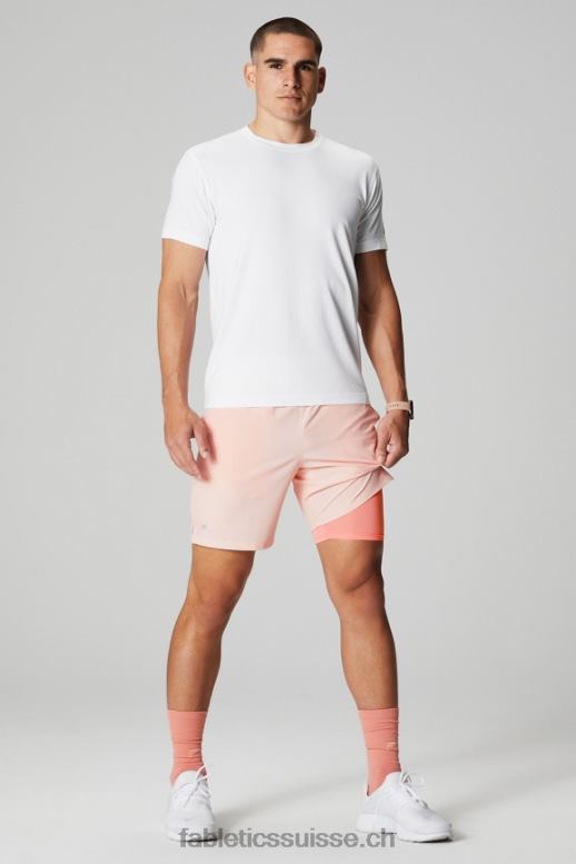 Hommes le fondamental court ii (linéaire) 133 B0B6R3130 crème au beurre rose Fabletics