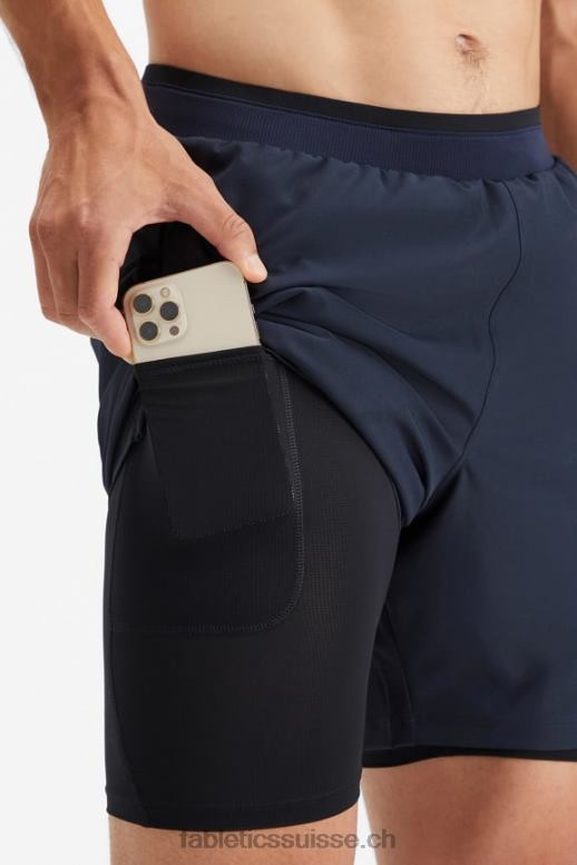 Hommes le fondamental court ii (linéaire) 134 B0B6R3134 marine classique Fabletics