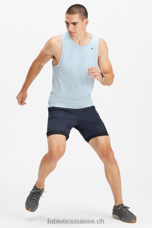 Hommes le fondamental court ii (linéaire) 134 B0B6R3134 marine classique Fabletics