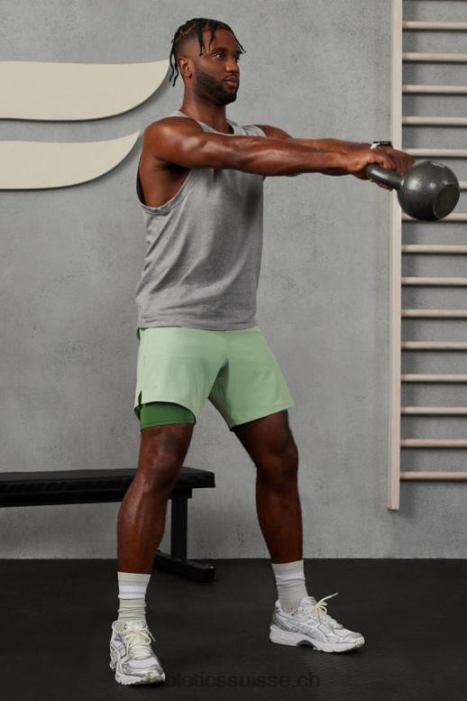 Hommes le fondamental court ii (linéaire) 135 B0B6R3138 thym Fabletics