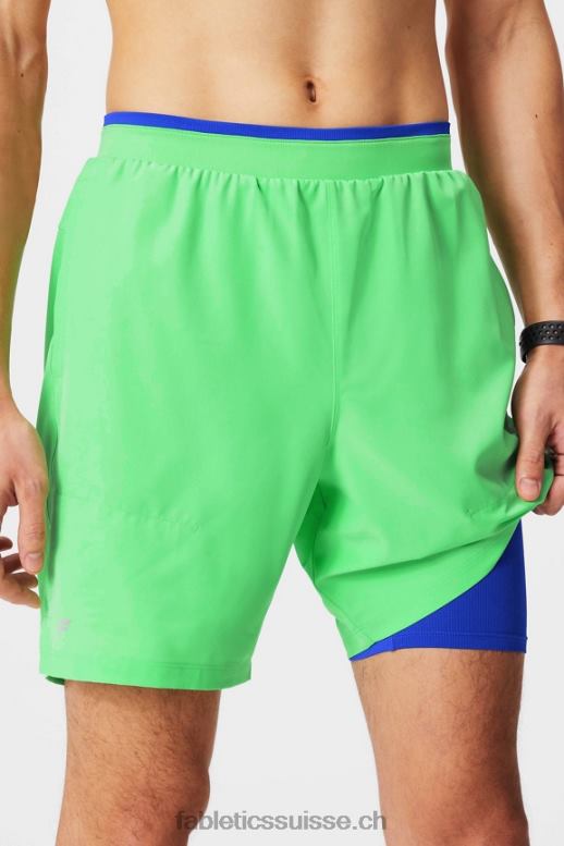 Hommes le fondamental court ii (linéaire) 135 B0B6R3140 tilleul sauvage Fabletics