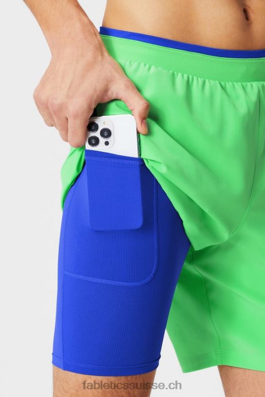 Hommes le fondamental court ii (linéaire) 135 B0B6R3140 tilleul sauvage Fabletics