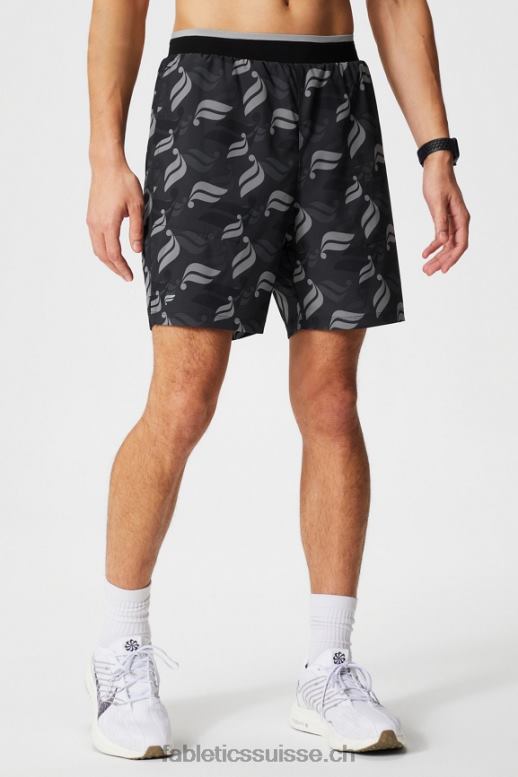 Hommes le fondamental court ii (linéaire) 136 B0B6R3143 lancer de blackletics Fabletics