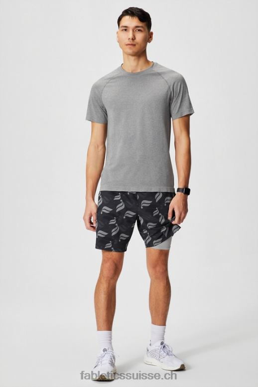 Hommes le fondamental court ii (linéaire) 136 B0B6R3143 lancer de blackletics Fabletics