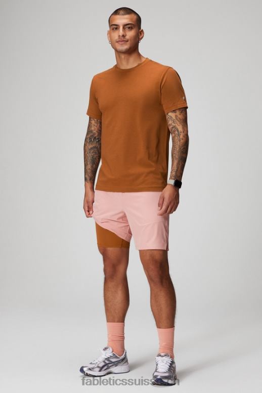 Hommes le fondamental court ii (linéaire) 136 B0B6R3145 ardoise rose Fabletics