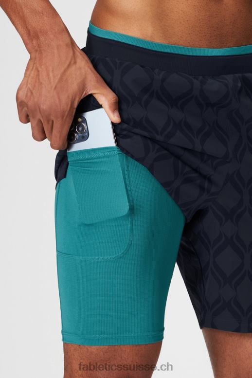 Hommes le fondamental court ii (linéaire) 137 B0B6R3148 château de la marine classique Fabletics