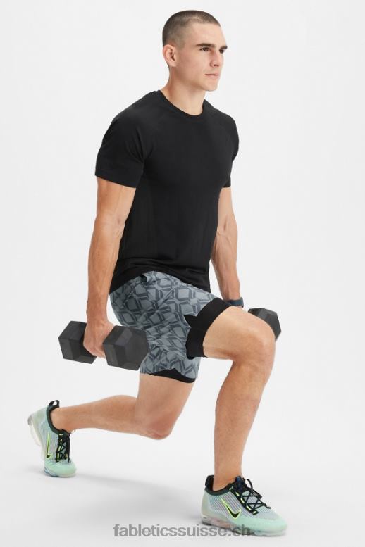 Hommes le fondamental court ii (linéaire) 137 B0B6R3151 château gris ombre Fabletics