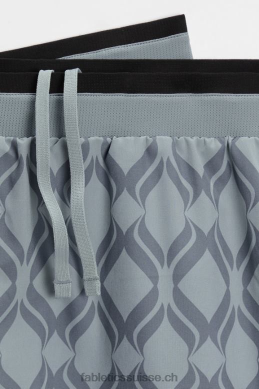Hommes le fondamental court ii (linéaire) 137 B0B6R3151 château gris ombre Fabletics