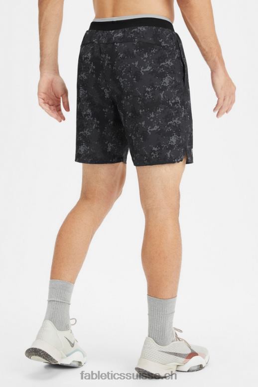 Hommes le fondamental court ii (linéaire) 138 B0B6R3152 camouflage nu noir Fabletics
