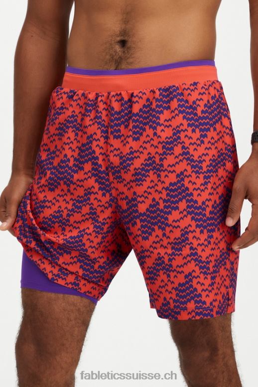 Hommes le fondamental court ii (linéaire) 138 B0B6R3155 infrarouge Fabletics