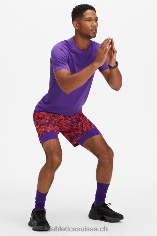 Hommes le fondamental court ii (linéaire) 138 B0B6R3155 infrarouge Fabletics