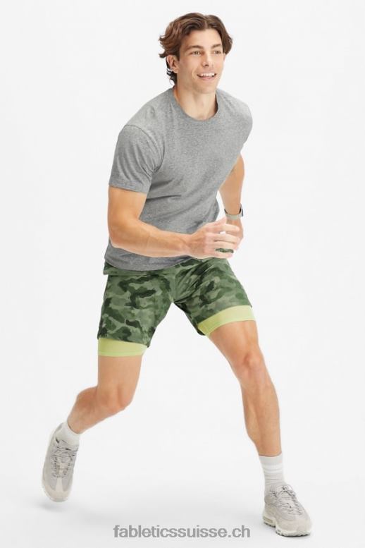 Hommes le fondamental court ii (linéaire) 139 B0B6R3157 camouflage tactique Fabletics