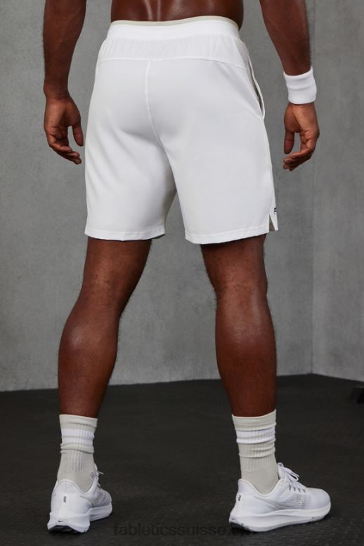 Hommes le fondamental court ii (linéaire) 139 B0B6R3158 blanc classique Fabletics