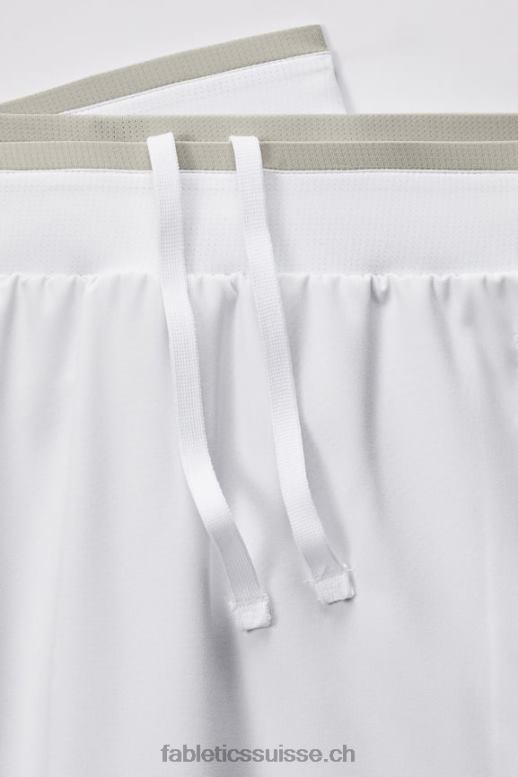 Hommes le fondamental court ii (linéaire) 139 B0B6R3158 blanc classique Fabletics