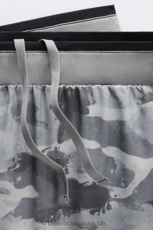 Hommes le fondamental court ii (linéaire) 150 B0B6R3226 camouflage gris ombre Fabletics