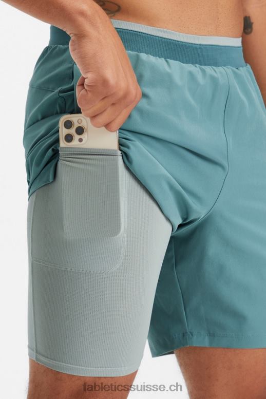 Hommes le fondamental court ii (linéaire) 162 B0B6R3302 vague arctique Fabletics