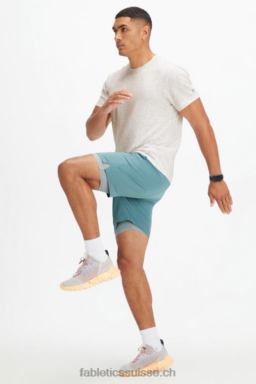 Hommes le fondamental court ii (linéaire) 162 B0B6R3302 vague arctique Fabletics