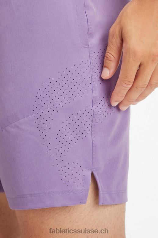 Hommes le fondamental court ii (linéaire) 162 B0B6R3303 ambiance violette perforée Fabletics