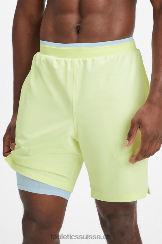 Hommes le fondamental court ii (linéaire) 162 B0B6R3304 lumineux Fabletics