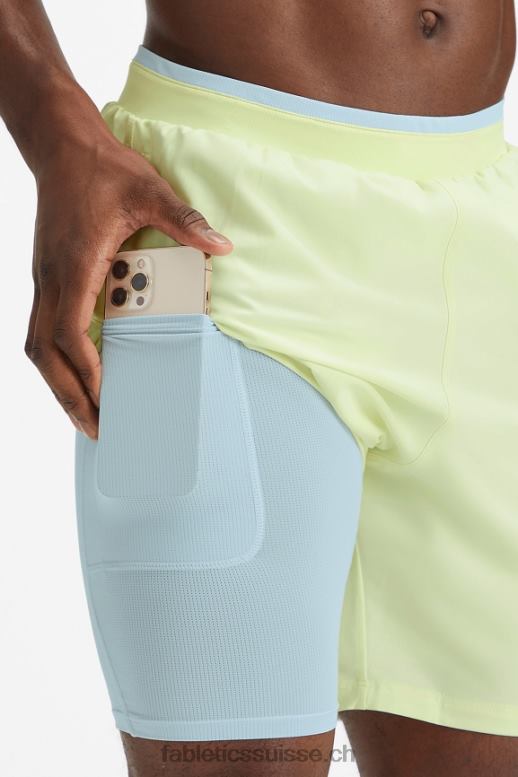 Hommes le fondamental court ii (linéaire) 162 B0B6R3304 lumineux Fabletics