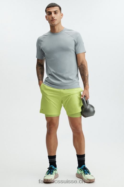 Hommes le fondamental court (linéé) B0B6R3325 chaux fanée Fabletics