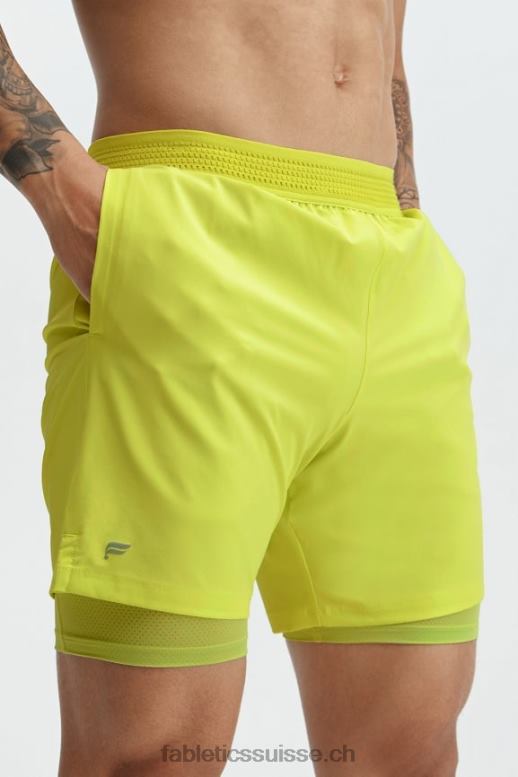 Hommes le fondamental court (linéé) B0B6R3328 zeste Fabletics