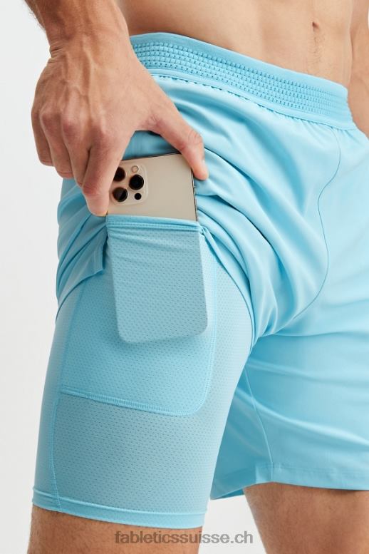 Hommes le fondamental court (linéé) B0B6R3329 ciel bleu Fabletics