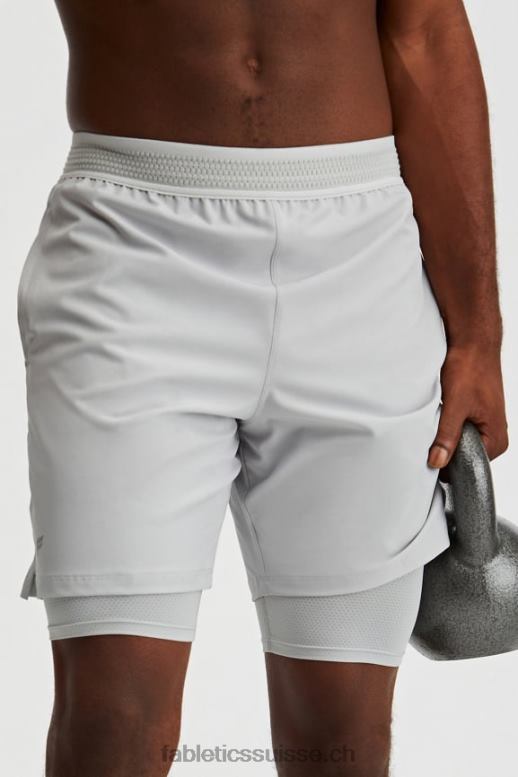 Hommes le fondamental court (linéé) B0B6R3330 gris minéral Fabletics