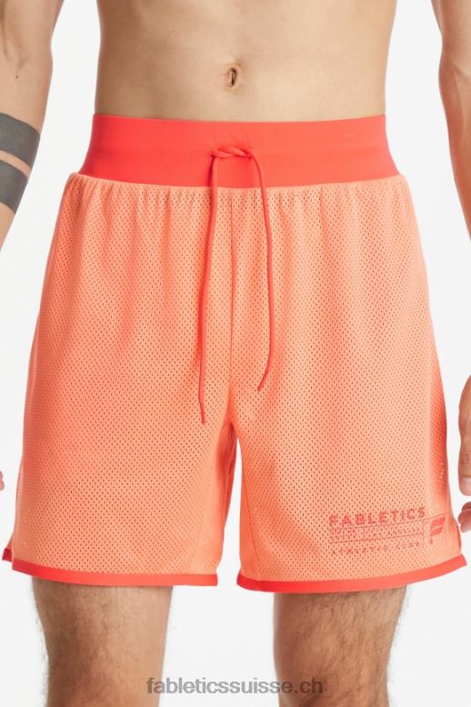 Hommes le rec court B0B6R3365 athlétisme de pêche vif Fabletics