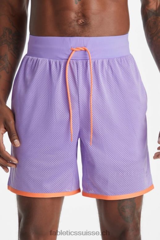Hommes le rec court B0B6R3366 athlétisme emblématique de la lavande Fabletics