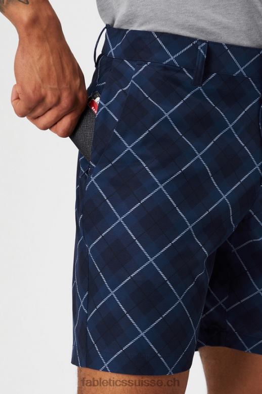 Hommes le seul court B0B6R3164 tartan de golf neutre Fabletics