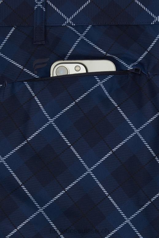 Hommes le seul court B0B6R3164 tartan de golf neutre Fabletics