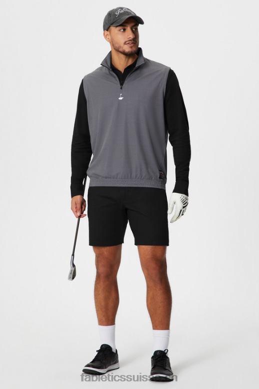 Hommes le short chino high side B0B6R3297 noir Fabletics