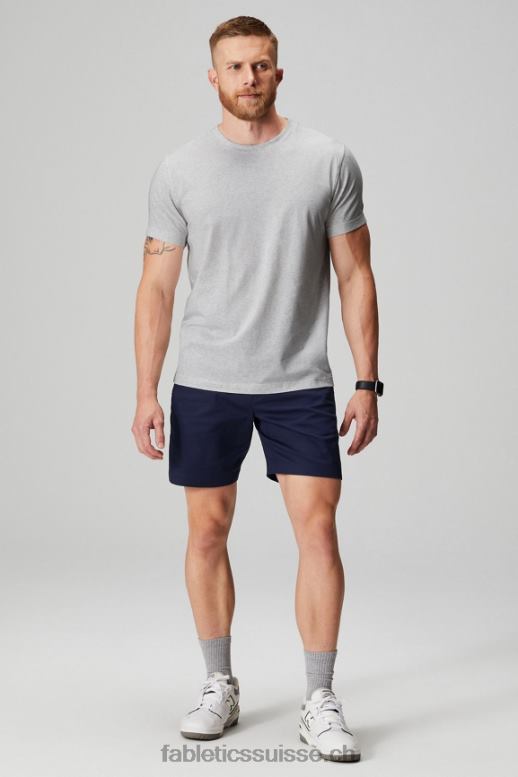 Hommes le short chino high side B0B6R3298 bleu marine profond Fabletics