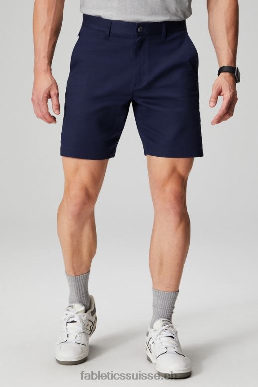 Hommes le short chino high side B0B6R3298 bleu marine profond Fabletics