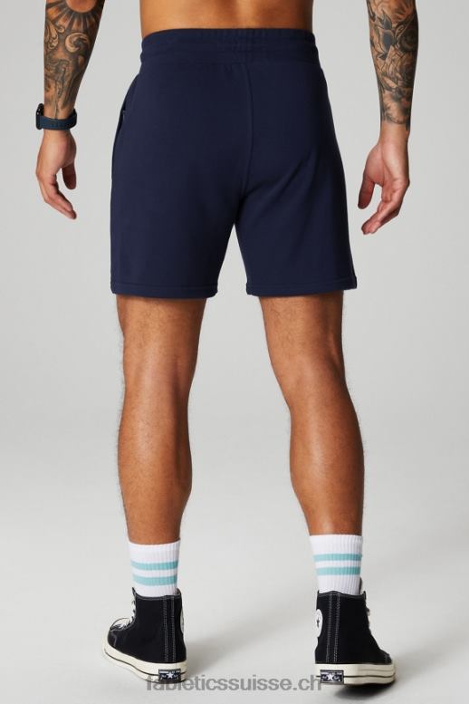 Hommes le short léger incontournable B0B6R3282 bleu marine profond Fabletics