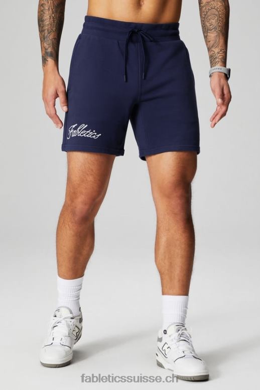Hommes le short léger incontournable B0B6R3283 chaîne marine profonde Fabletics