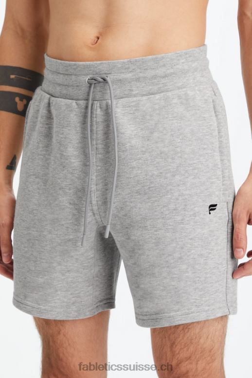 Hommes le short léger incontournable B0B6R3287 htr gris moyen Fabletics