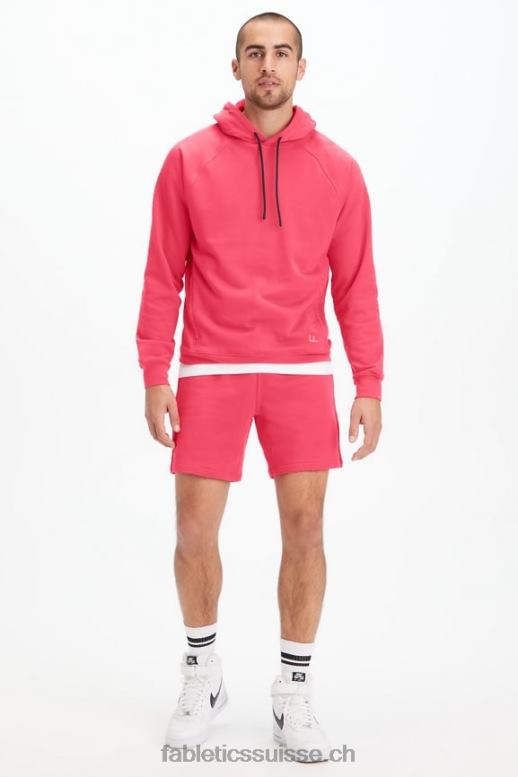 Hommes le short léger incontournable B0B6R3291 rouge magenta Fabletics