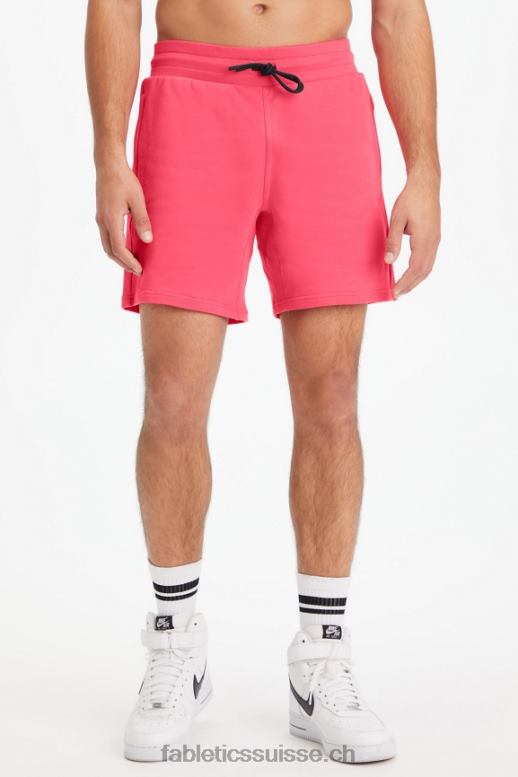 Hommes le short léger incontournable B0B6R3291 rouge magenta Fabletics