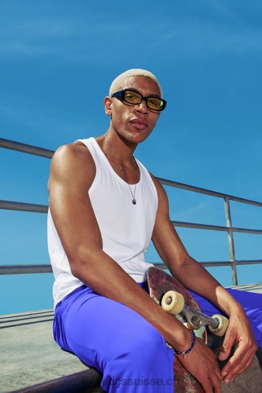 Hommes le réservoir 24-7 B0B6R3379 blanc classique Fabletics